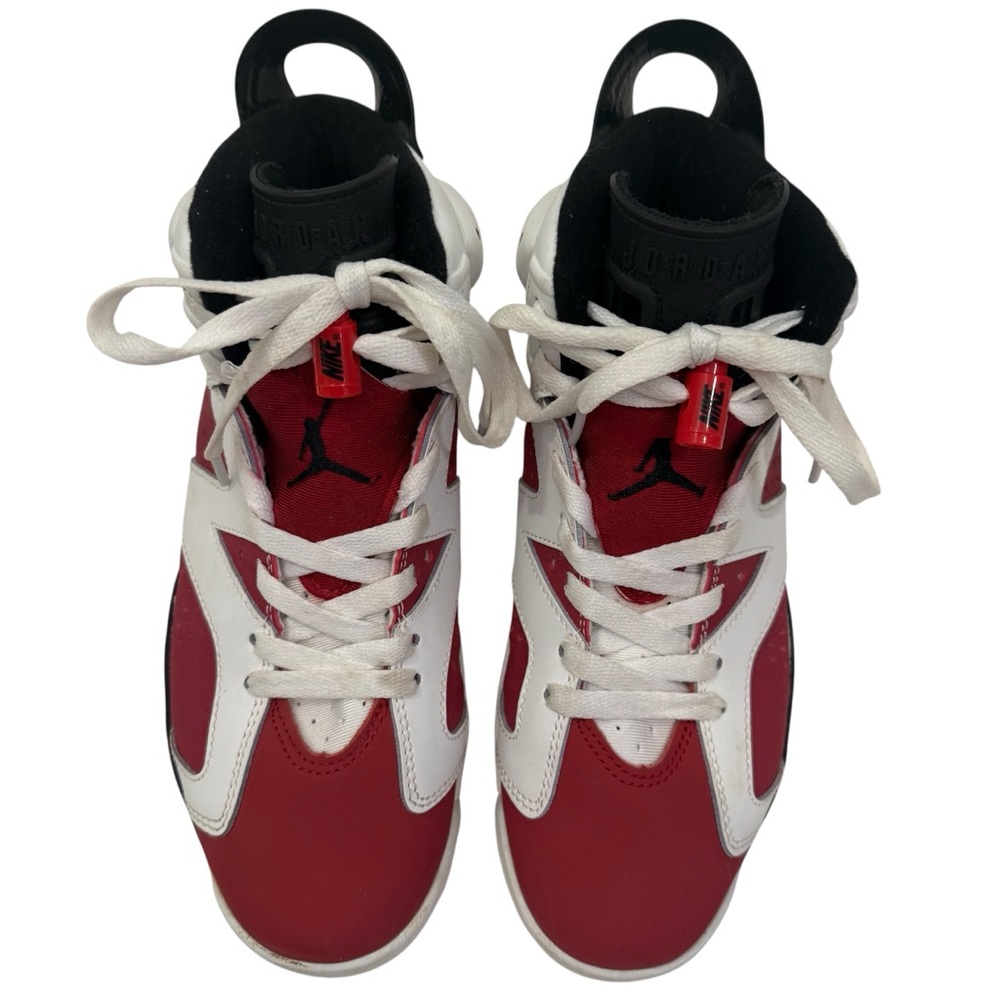 Nike Jordan 6 Retro Mid Carmine, Red and White Sneakers, VGUC, Men’s Size US 7